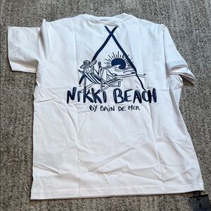Bain de mer Nikki beach white t shirt